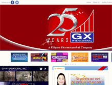 Tablet Screenshot of gxii.com.ph